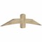 Ekena Millwork Bellingham Rough Sawn Timber Gable Bracket, Douglas Fir, 72"W x 15"H x 4"D x 6"F, 5/12 Pitch GBW072X15X0406BEL00RDF - alternate 5